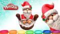Сделать Деда Мороза из пластилина Новогодний Подарок Дед Мороз своими руками Новый Год для кукол LOL