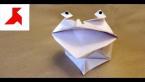 Как сделать говорящую оригами ЛЯГУШКУ из бумаги А4 своими руками?