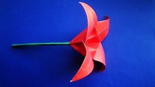 оригами цветок,цветы из бумаги своими руками,как сделать цветы из бумаги  // origami flower