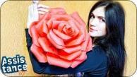 Как сделать ГИГАНТСКИЕ РОЗЫ из БУМАГИ / DIY ДОМА СВОИМИ РУКАМИ
