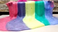 ЦВЕТНАЯ ПЕНА Как сделать своими руками. Домашние опыты.  COLORED FOAM How to make your own hands.