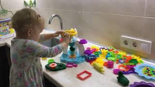 Как сделать тесто для лепки, пластилин Play Doh в домашних условиях How to make Play Doh at hom