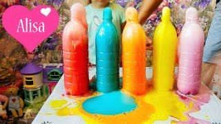 ✿ ЦВЕТНАЯ ПЕНА Как сделать своими руками Опыт Алисы УЧИМ ЦВЕТА How to make Color Foam